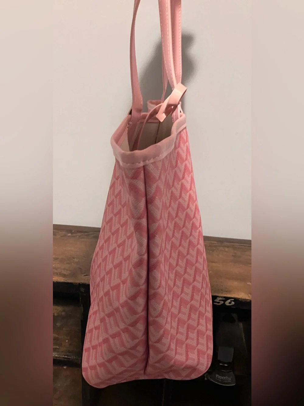 Pink Patterned Tote - Picture 3 of 8